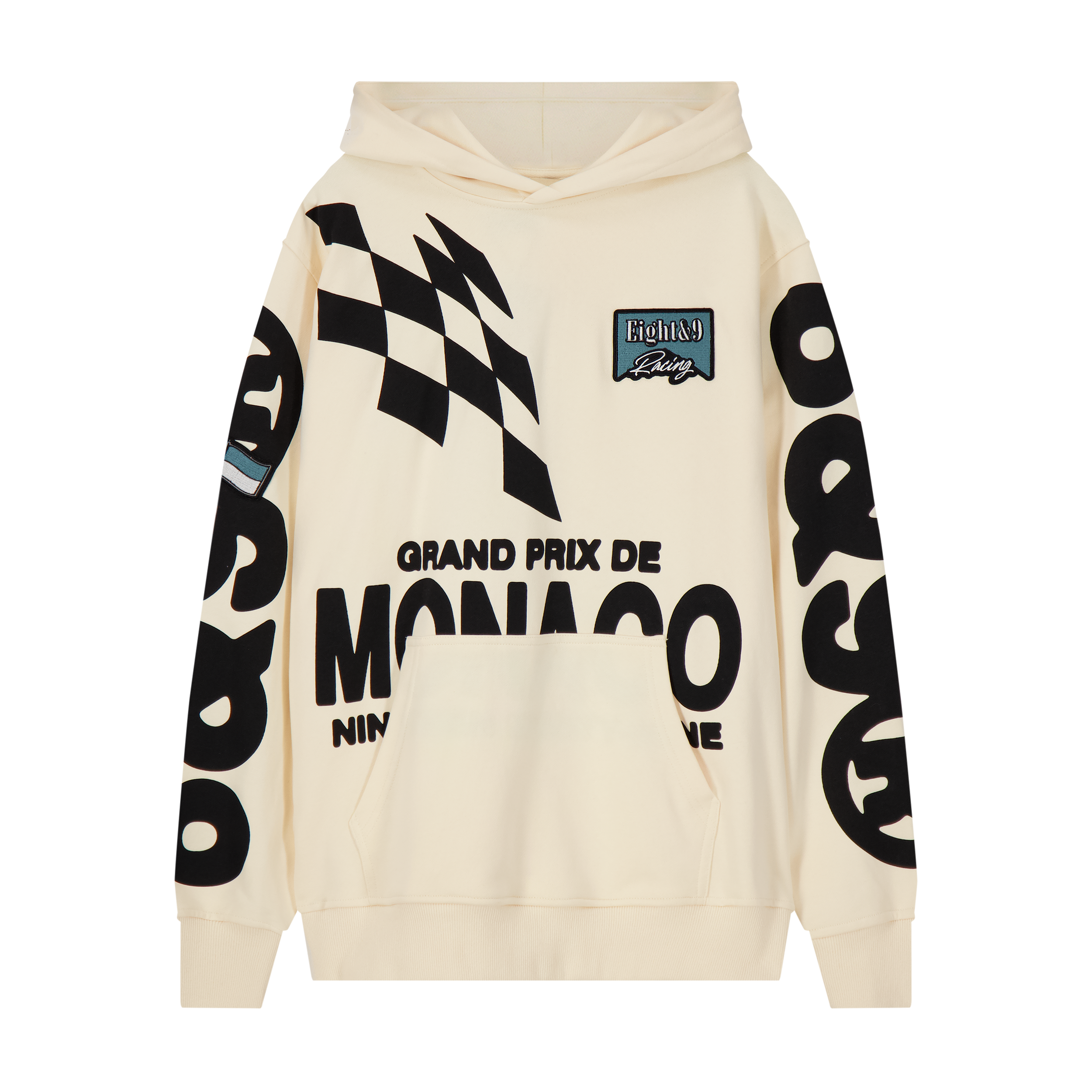Grand Prix Pullover Hoodie Cream – 8&9 Clothing Co.