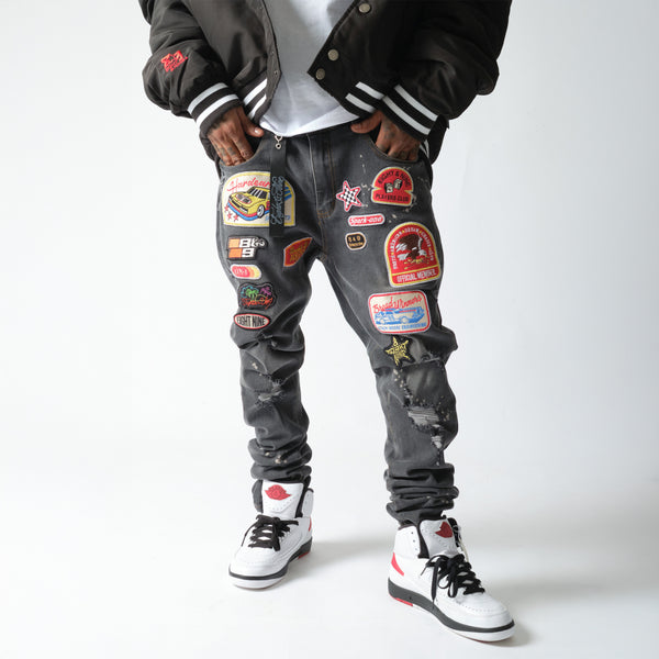 【ブラック（01）】DENIM PANT 93 Pants - One Wash – Polar Skate Co.