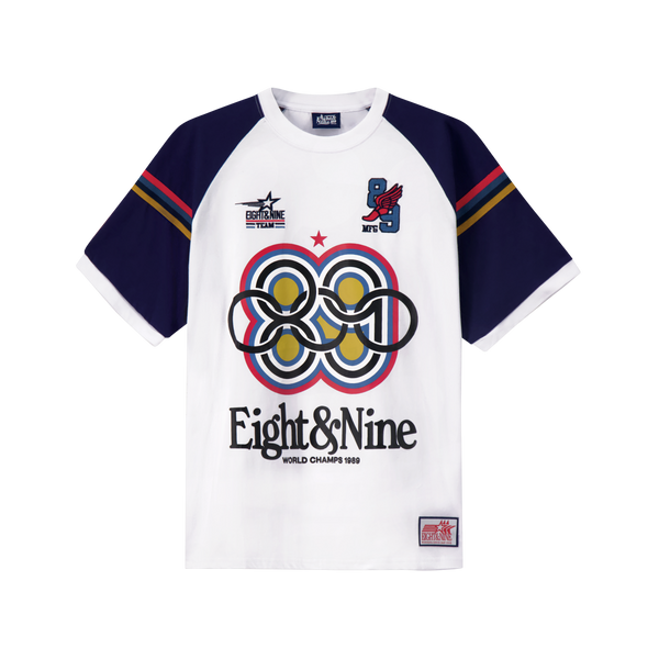 Team 89 Raglan Shirt White – 8&9 Clothing Co.