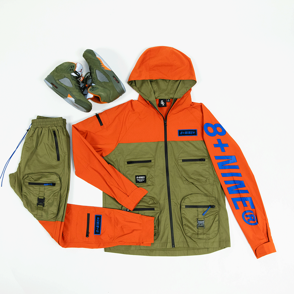 Combat Nylon Jacket Gator – 8&9 Clothing Co. Combat Nylon Jacket Gator – 8&9 Clothing Co.