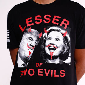 2016 Election T Shirt Lesser Of Two Evils (2)