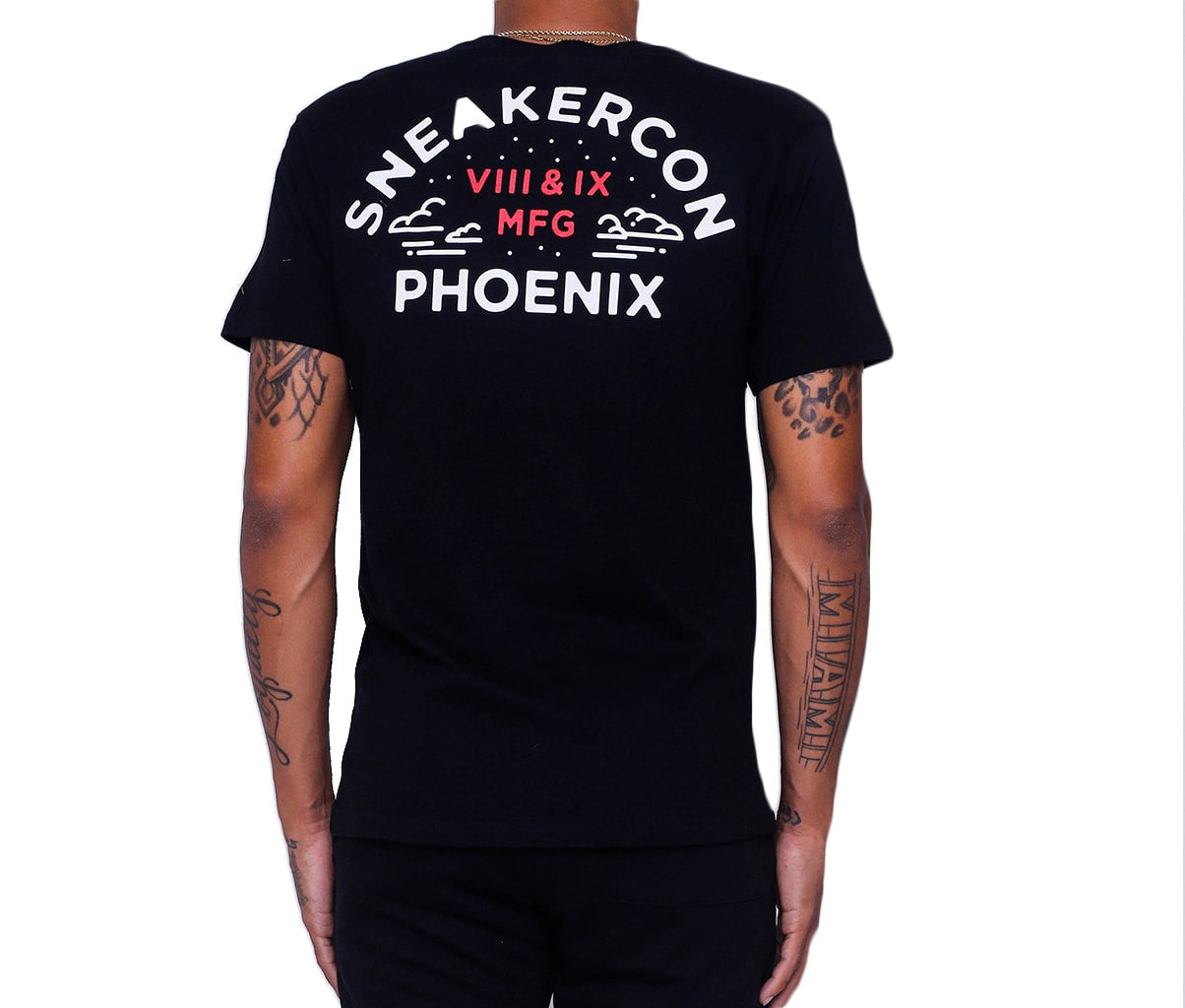 2017 Phoenix Sneaker Con T Shirt Official Release back