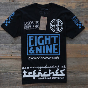 Trap Division Jersey Tee Black - 1