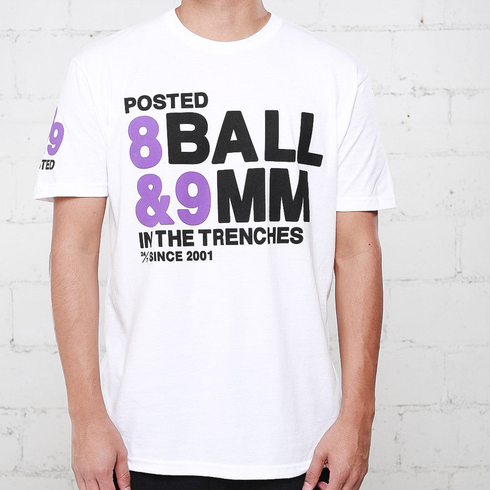 8 ball t shirt purple front