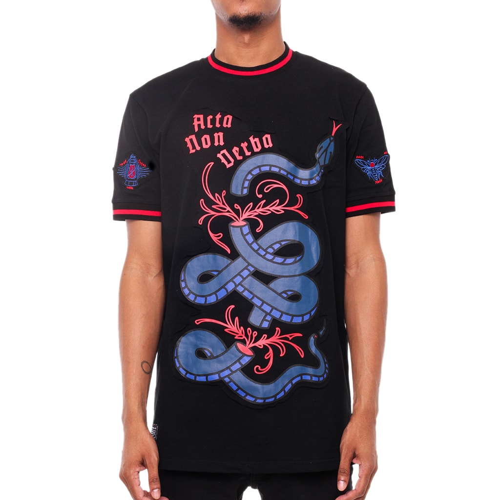 Acta Twin Tipped Embroidered Tee