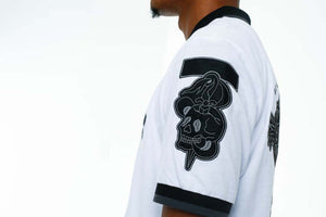 Any Means Polo Shirts White details
