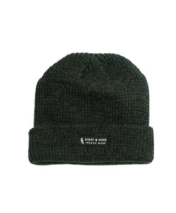 Ribbed Dock Beanie Forest Marled