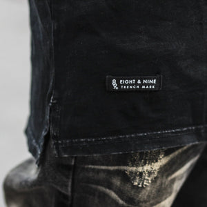 Black Keys Elongated Mineral Wash T Shirt tag Streetwear