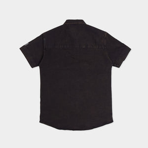 Strapped Up Button Up Shirt Vintage Black