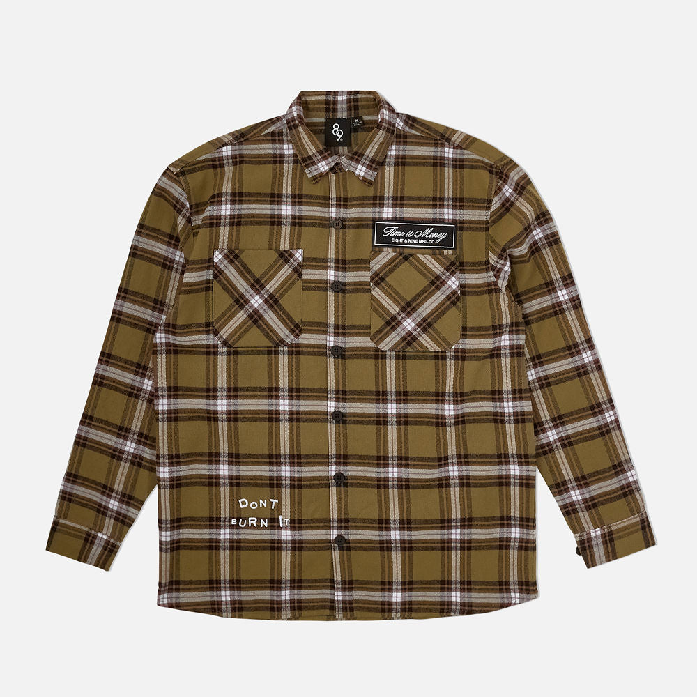 Burning Time Flannel Multi