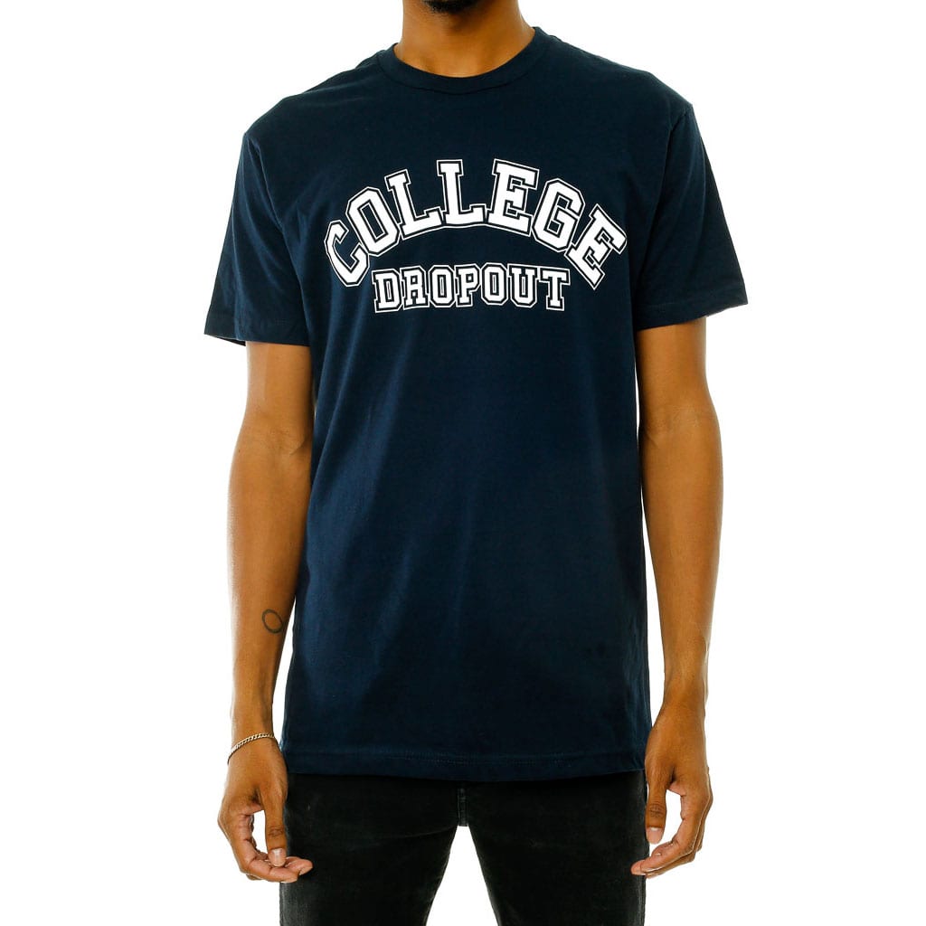 College Drop Out T-Shirt Navy