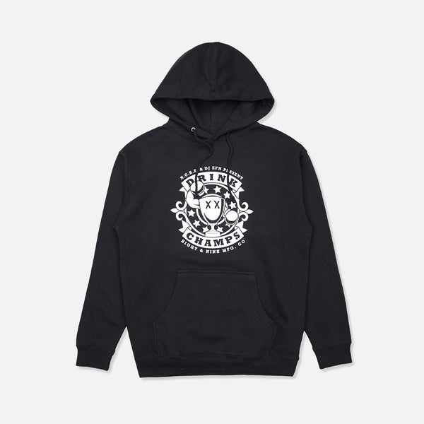 Drink Champs Classic Logo Hoodie Black – 8&9 Clothing Co.