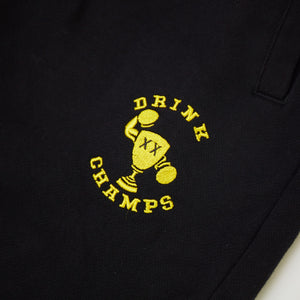 Drink Champs Embroidered Sweatpants Black