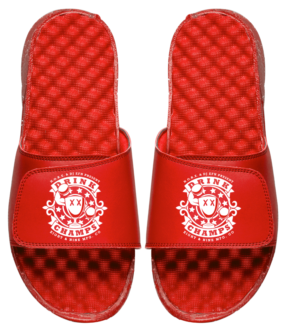 Drink Champs Army Slides Red Speckle
