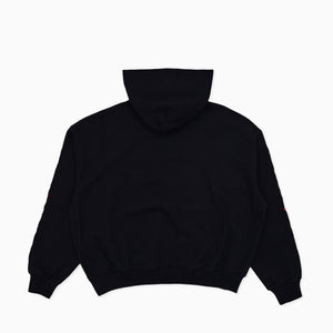 Elm Street Oversized Hooded Sweatshirt Black