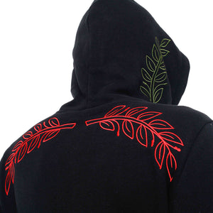 Eulogy Embroidered Hooded Sweatshirt Black