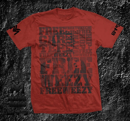 Free Weezy T Shirt Lil Wayne by 8and9 x Gudda Gudda