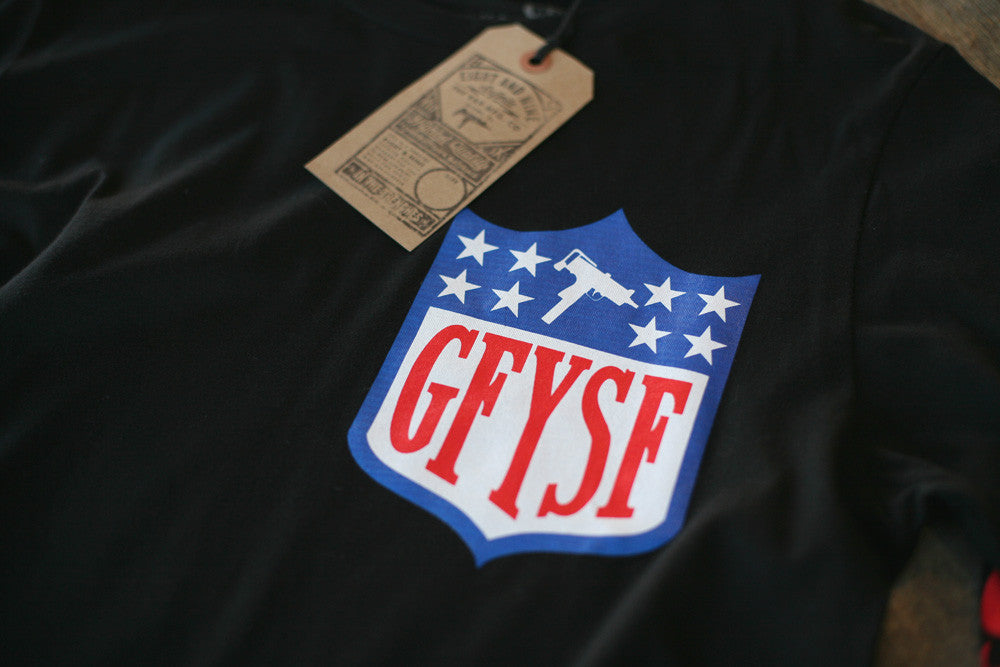 GFYSF League Jersey Tee Black L/S - 2