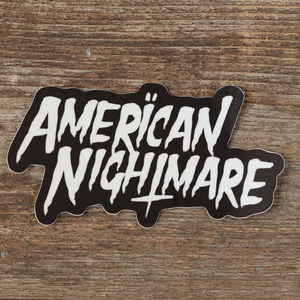 American Nightmare White Sticker