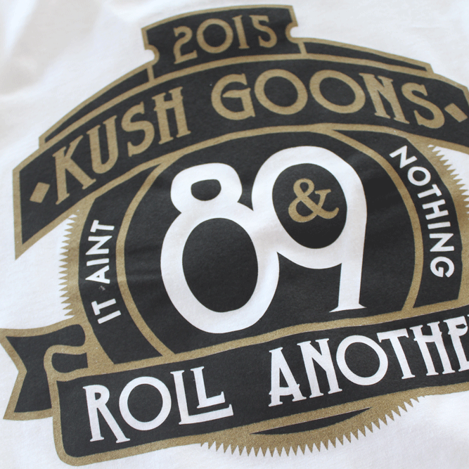 Kush Goons T Shirt White - 3