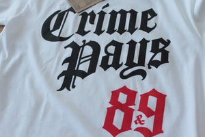 Crime Pays Fire Red Tee - 2