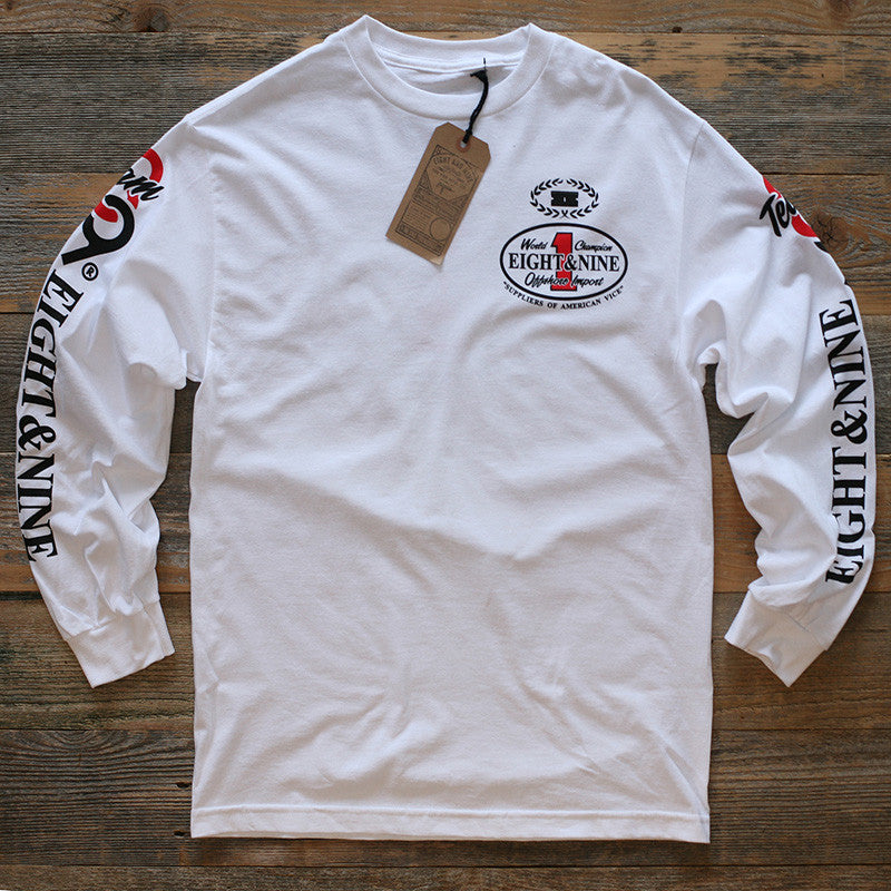 Offshore Imports L/S Tee White - 1