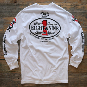 Offshore Imports L/S Tee White - 2