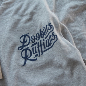 Doobious Ruffians Grey Cotton Baseball Jersey - 4