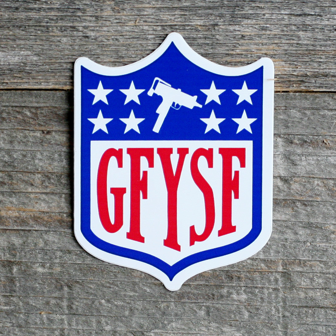 GFYSF NFL Sticker