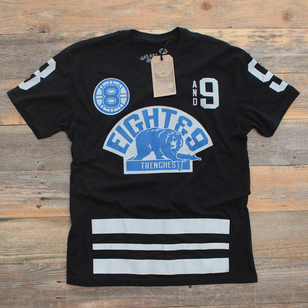 Trenches Jersey Tee Sport Blue - 1