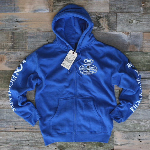 Offshore Imports Zip Up Hoody Sport Blue - 1