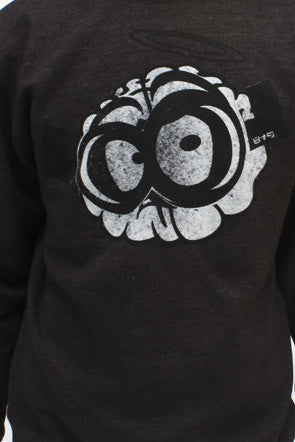 Dark Heather Brain Crewneck Sweatshirt - 2