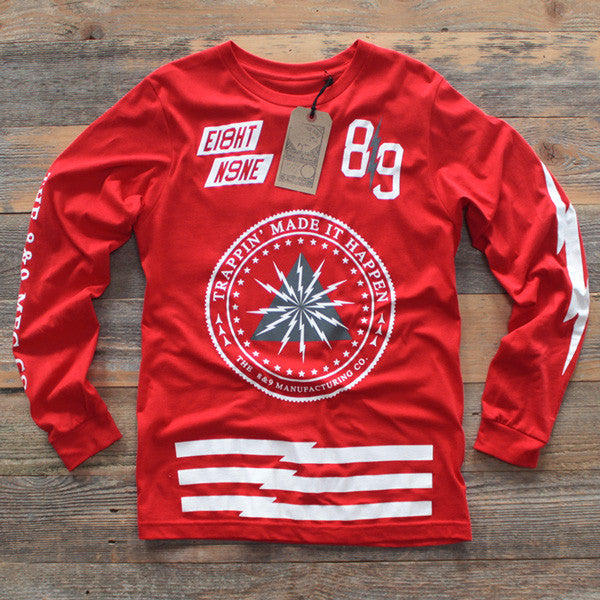 Trappin Jersey L/S Red - 1