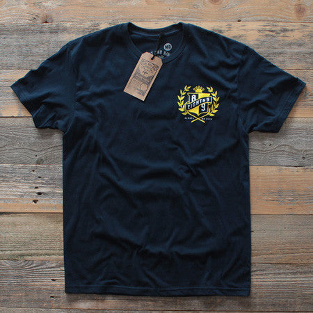 Roll Another Classic T Shirt Navy - 1