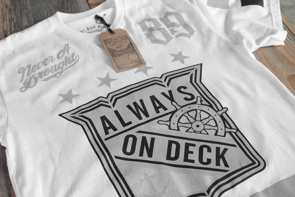 On Deck Jersey Tee Wolf Grey - 3