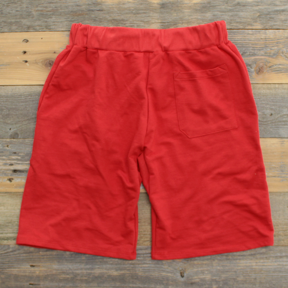 Keys French Terry Yard Shorts Fire Red - 2