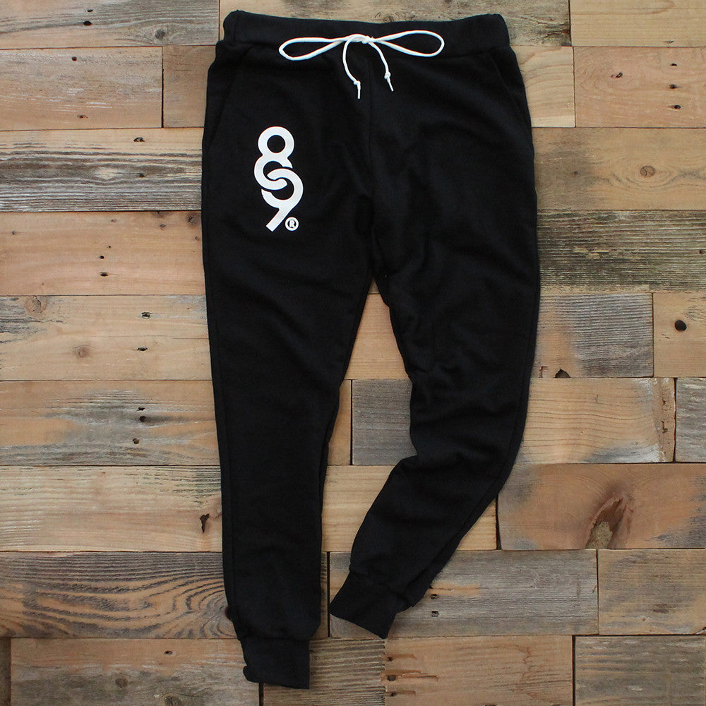 Keys French Terry Yard Sweats Black/White