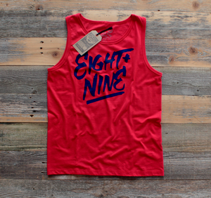 Hand Style Tank Top Red - 1