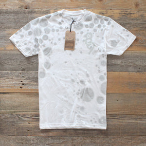 Cell Block T Shirt Overwashed Distress White