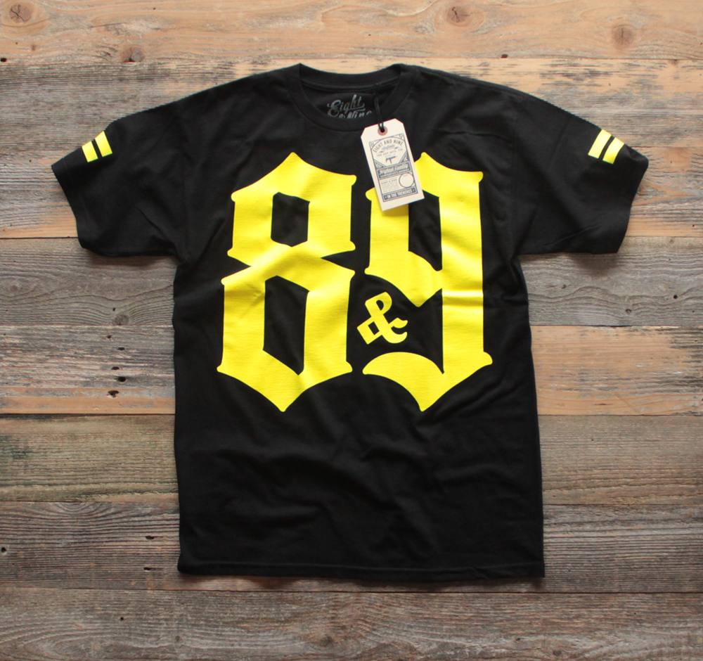 Crime Pays Jersey Tee Yellow - 1