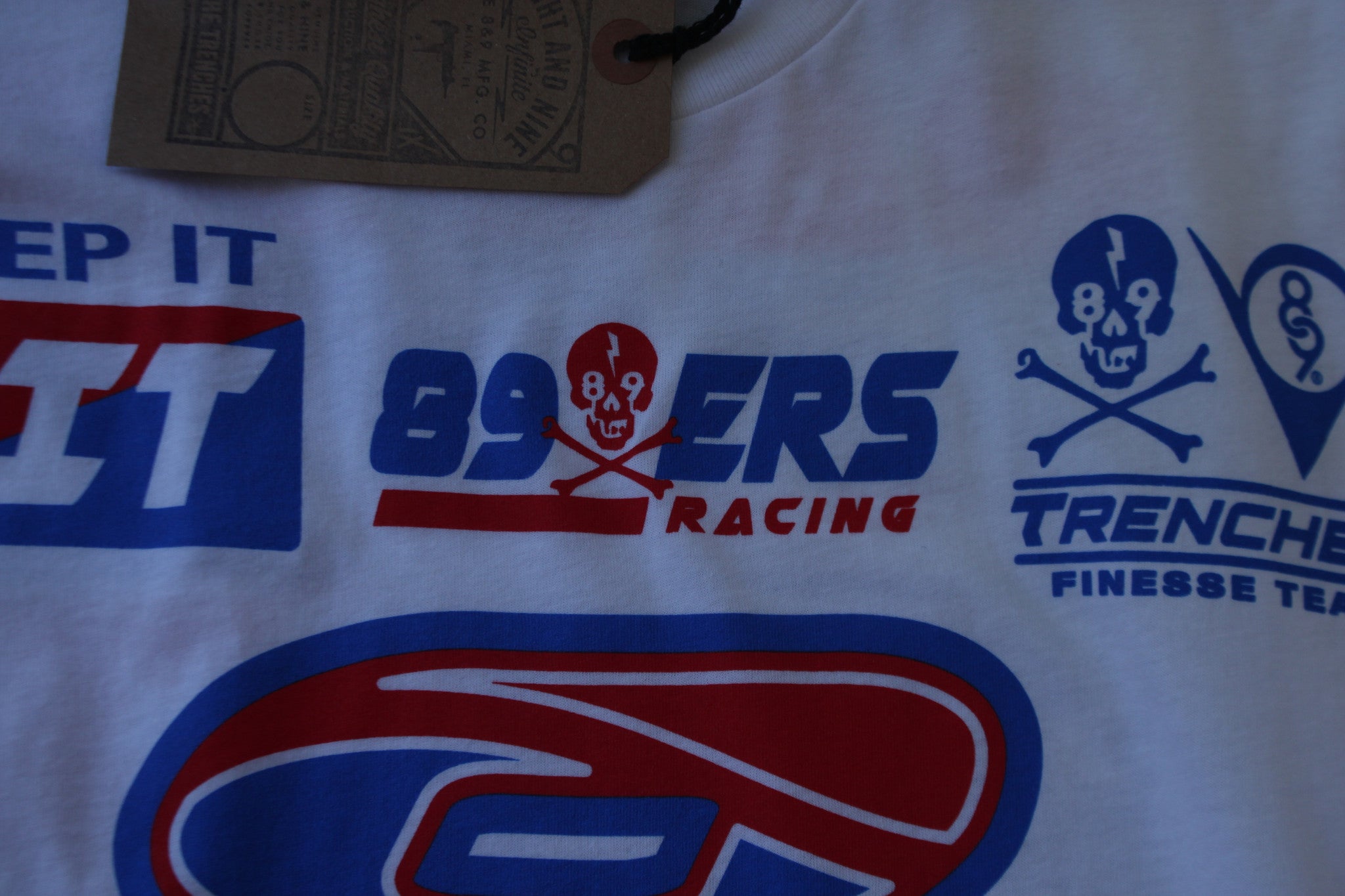 Keep It Lit Jersey Tee White - 5