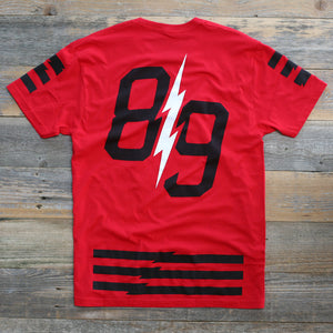 Trappin Jersey Tee Fire Red - 2