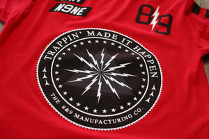 Trappin Jersey Tee Fire Red - 3