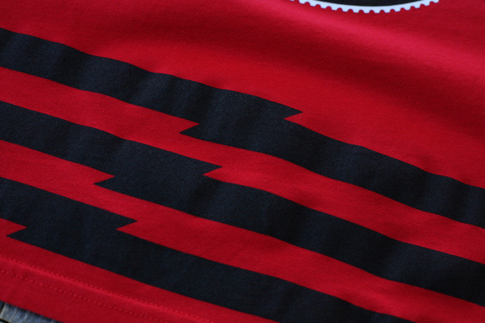 Trappin Jersey Tee Fire Red - 4