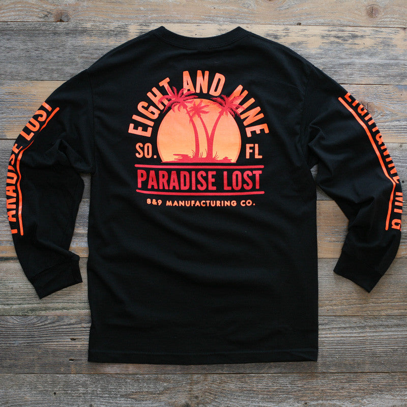 Paradise Lost Tee Sunset Black L/S - 2