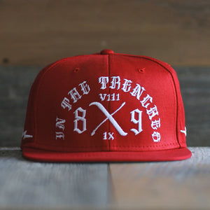 Trench Dweller Snapback Hat Red
