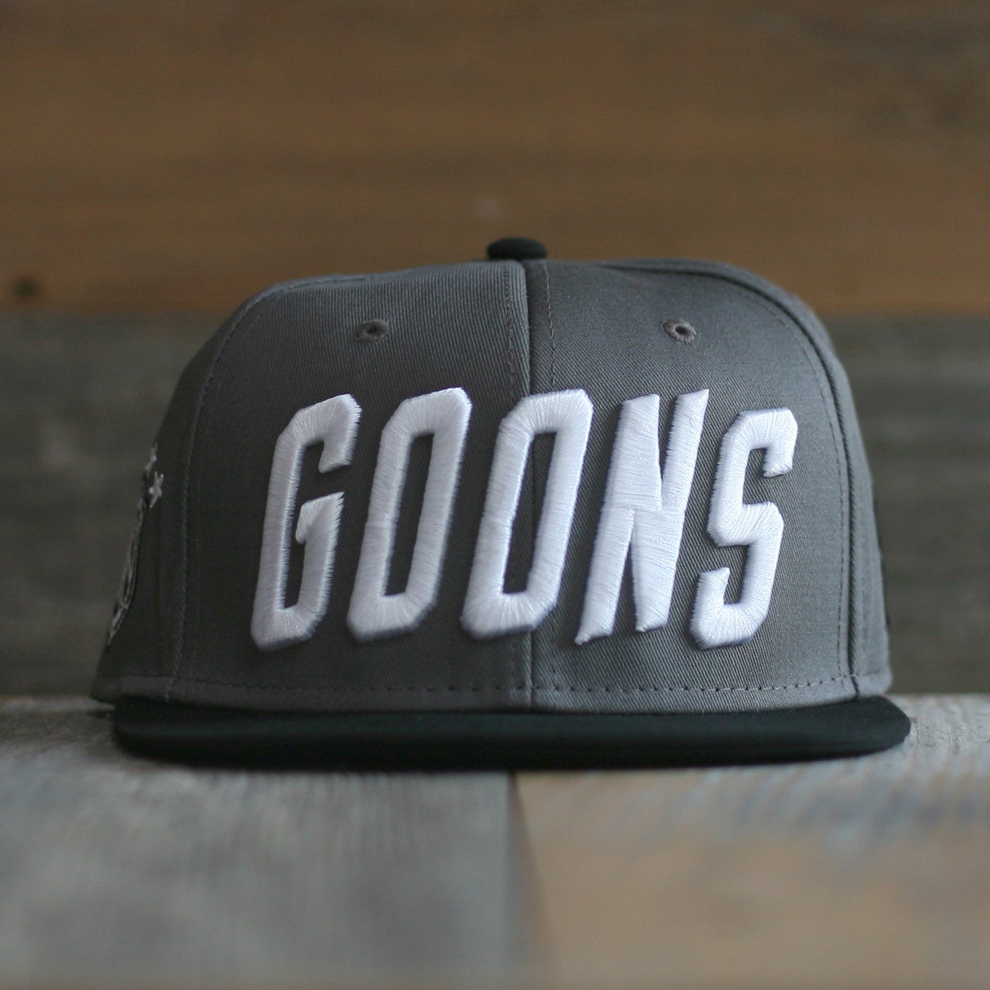 Goons Snapback Hat Grey