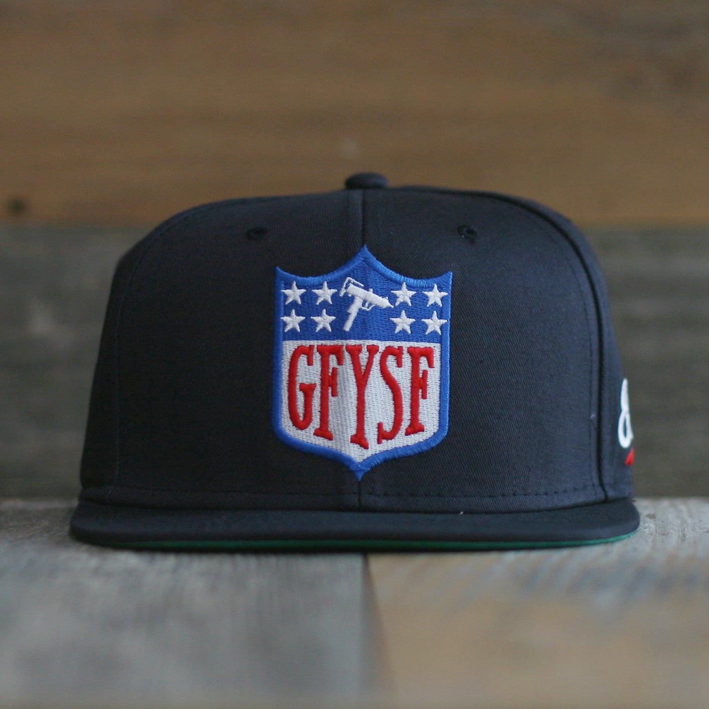 GFYSF League Snapback Hat Navy