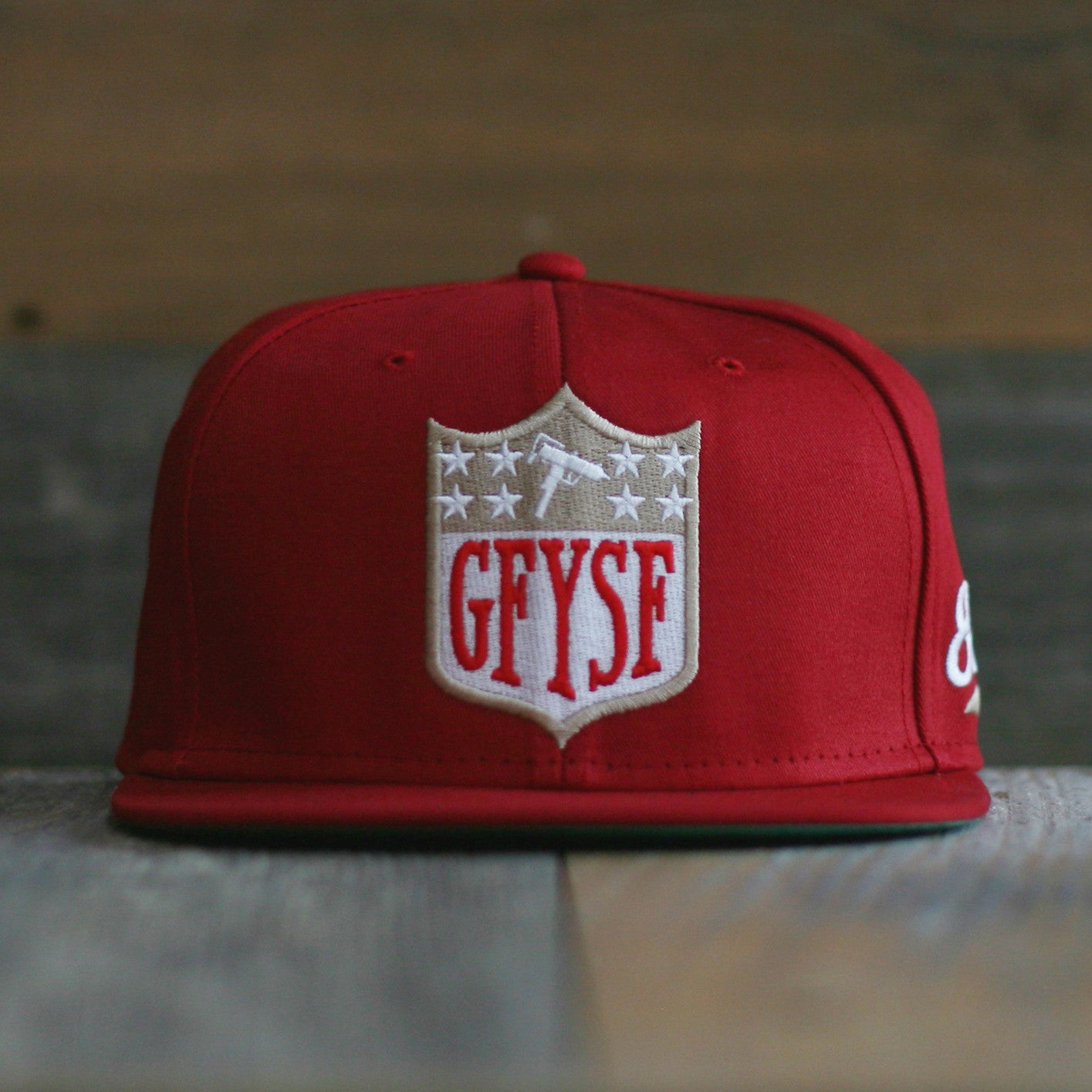 GFYSF League Snapback Hat Red