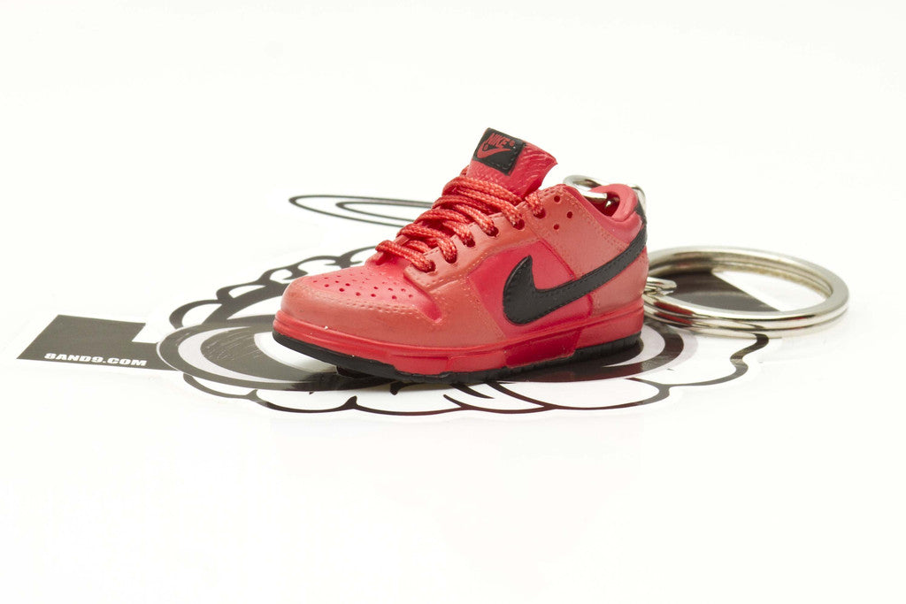 Nike True Red Dunk Low Sneaker Keychain